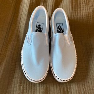Vans Classic Slip-on Check Foxing Cool Blue
